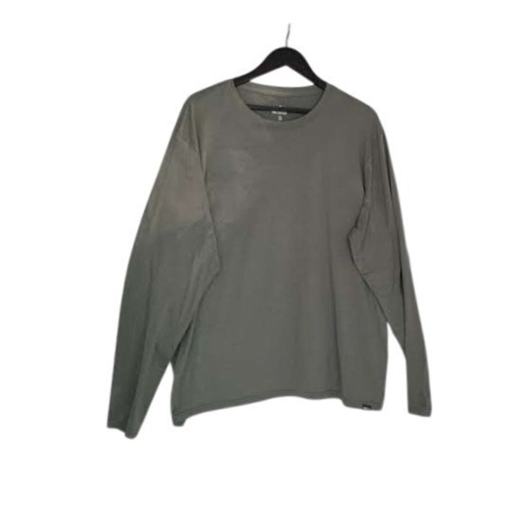 REI Co-op Mens Long Sleeve T-Shirt Gray XL Polyester Spandex Outdoor Adventure